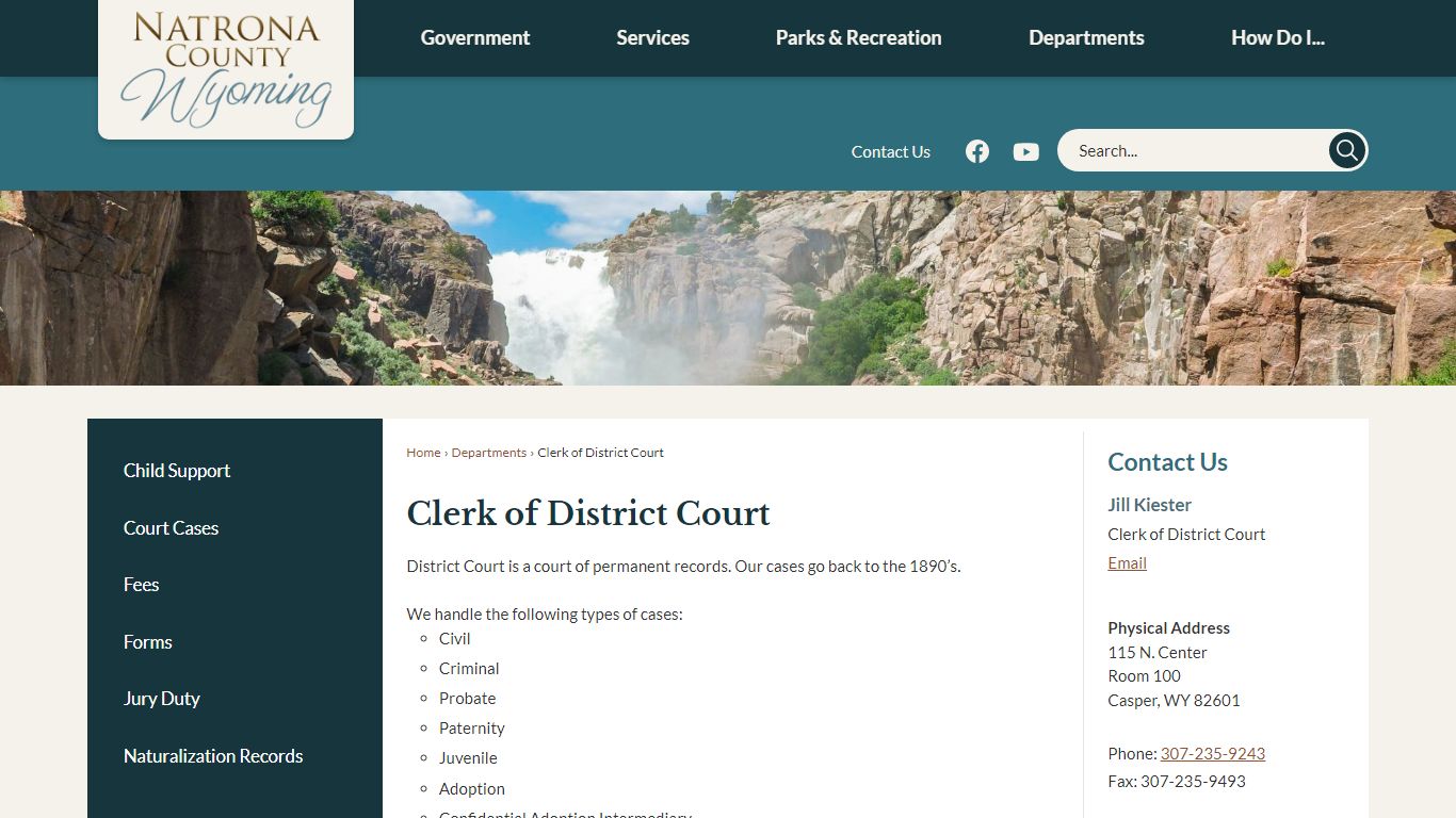 Clerk of District Court | Natrona County, WY