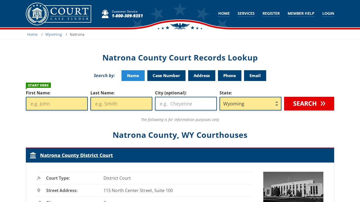 Natrona County Court Records | WY Case Lookup